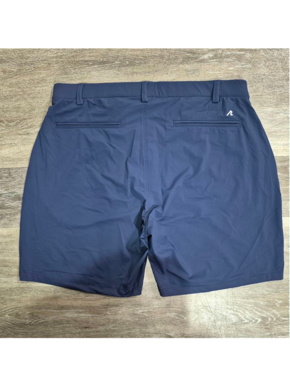 Men's REDVANLY Navy Athletic Shorts XL with Red Waistband - Picture 2 of 7